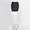 Solid Color Stretch Skirt for Women.